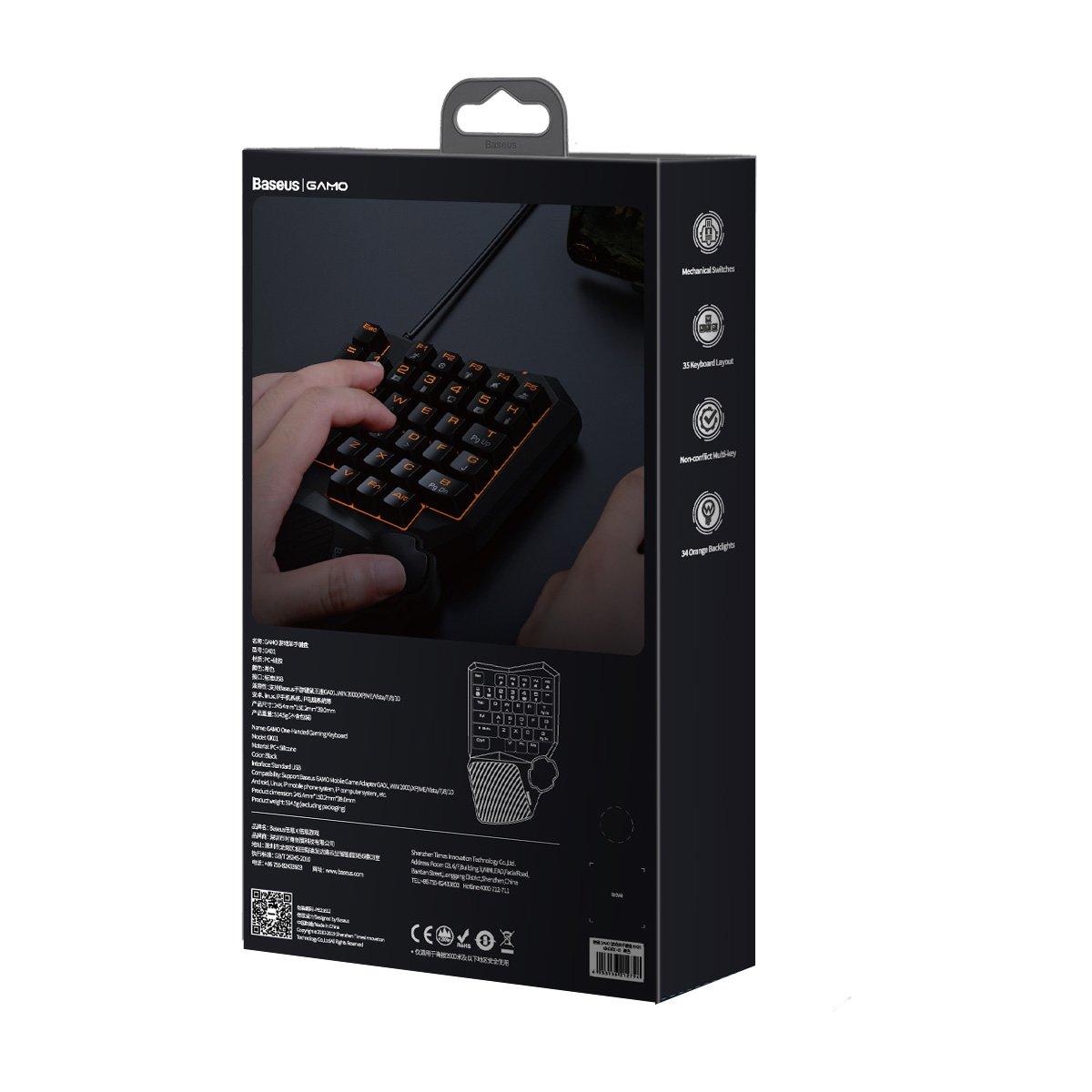 GAMO One-Handed Gaming Keyboard
