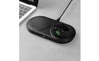 Planet 2-in-1 Black Cable Winder and Wireless Charging Pad