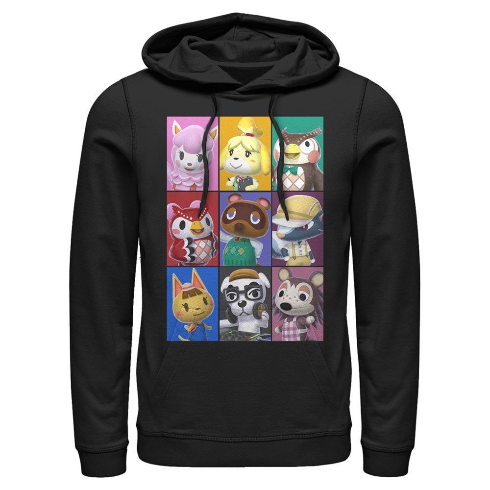 Animal Crossing Character Blocks Hooded Sweatshirt