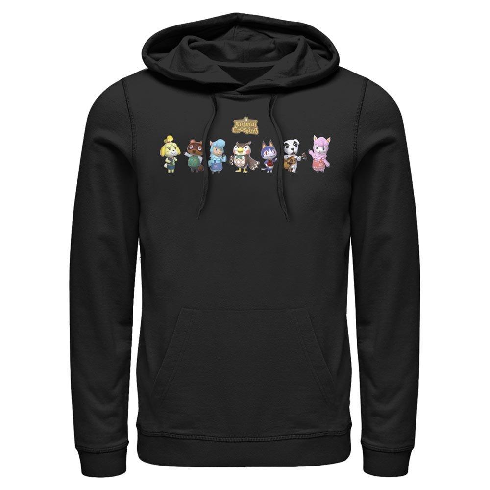 Animal Crossing Character Line Up Hooded Sweatshirt