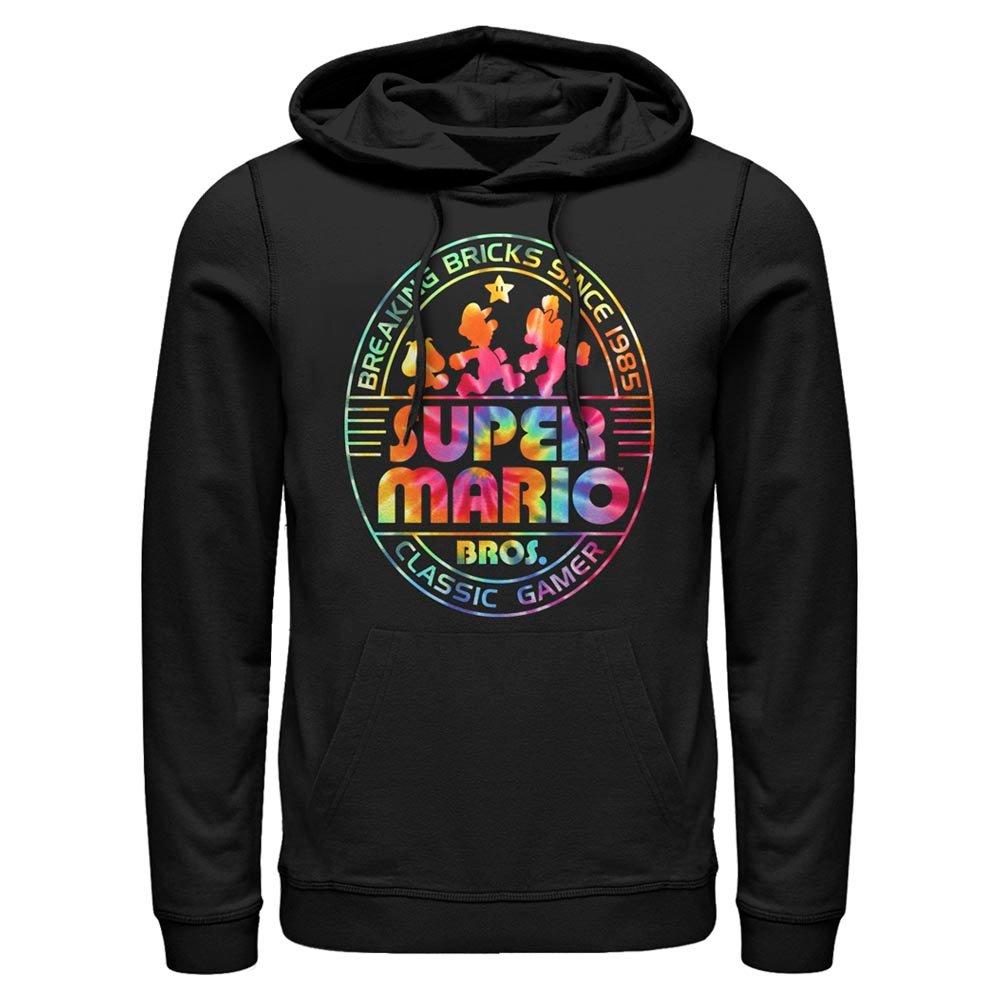 Super Mario Breaking Bricks Since 1985 Tie-Dye Hooded Sweatshirt