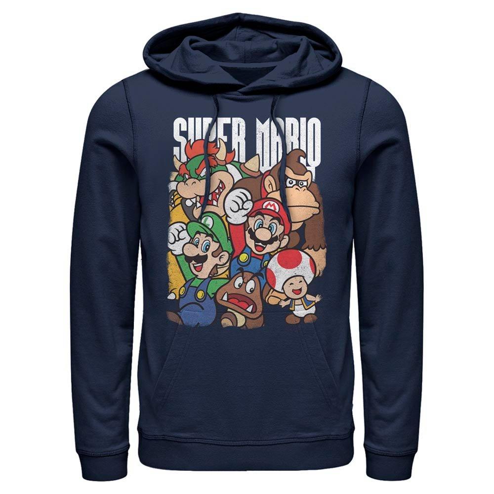 Super Mario Bros Group Hooded Sweatshirt GameStop