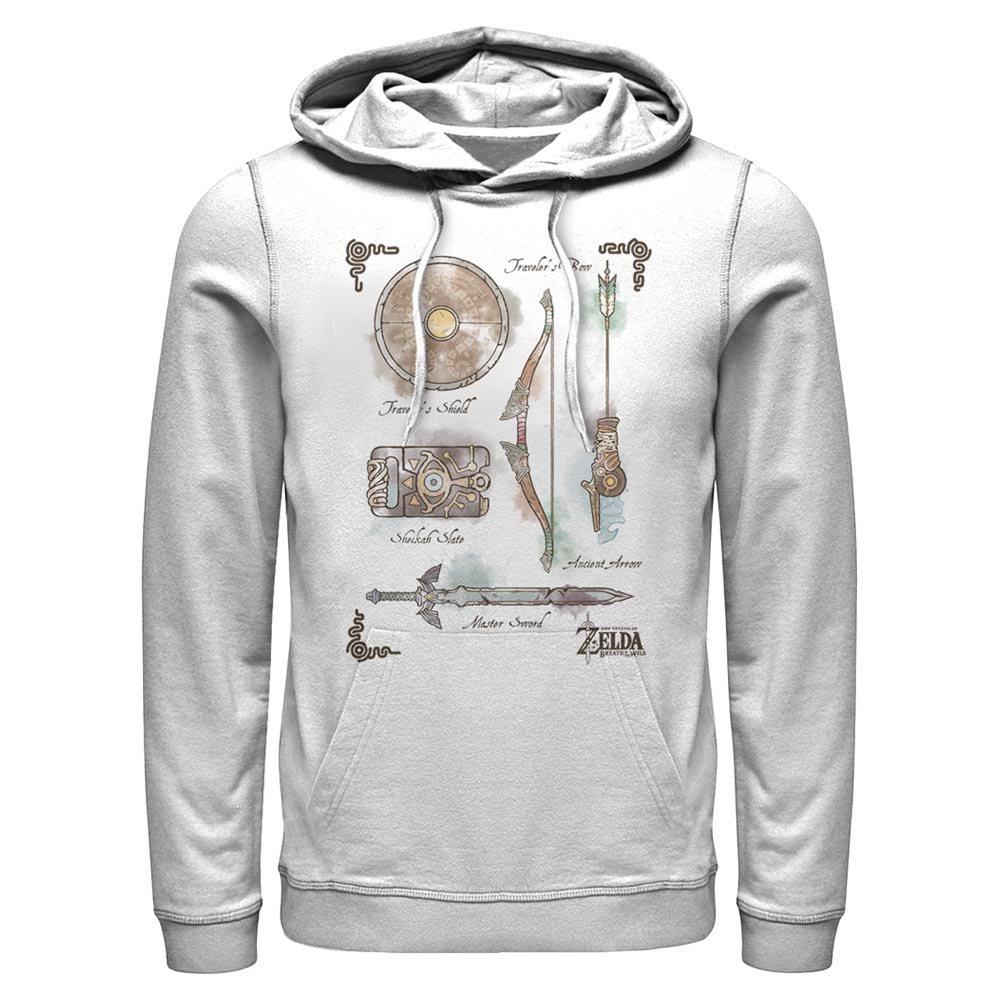 The Legend of Zelda Breath of the Wild Inventory Hooded Sweatshirt