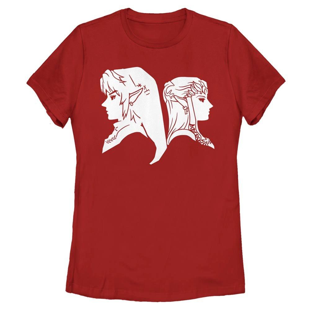The Legend of Zelda Time Heroes Profile Womens T-Shirt