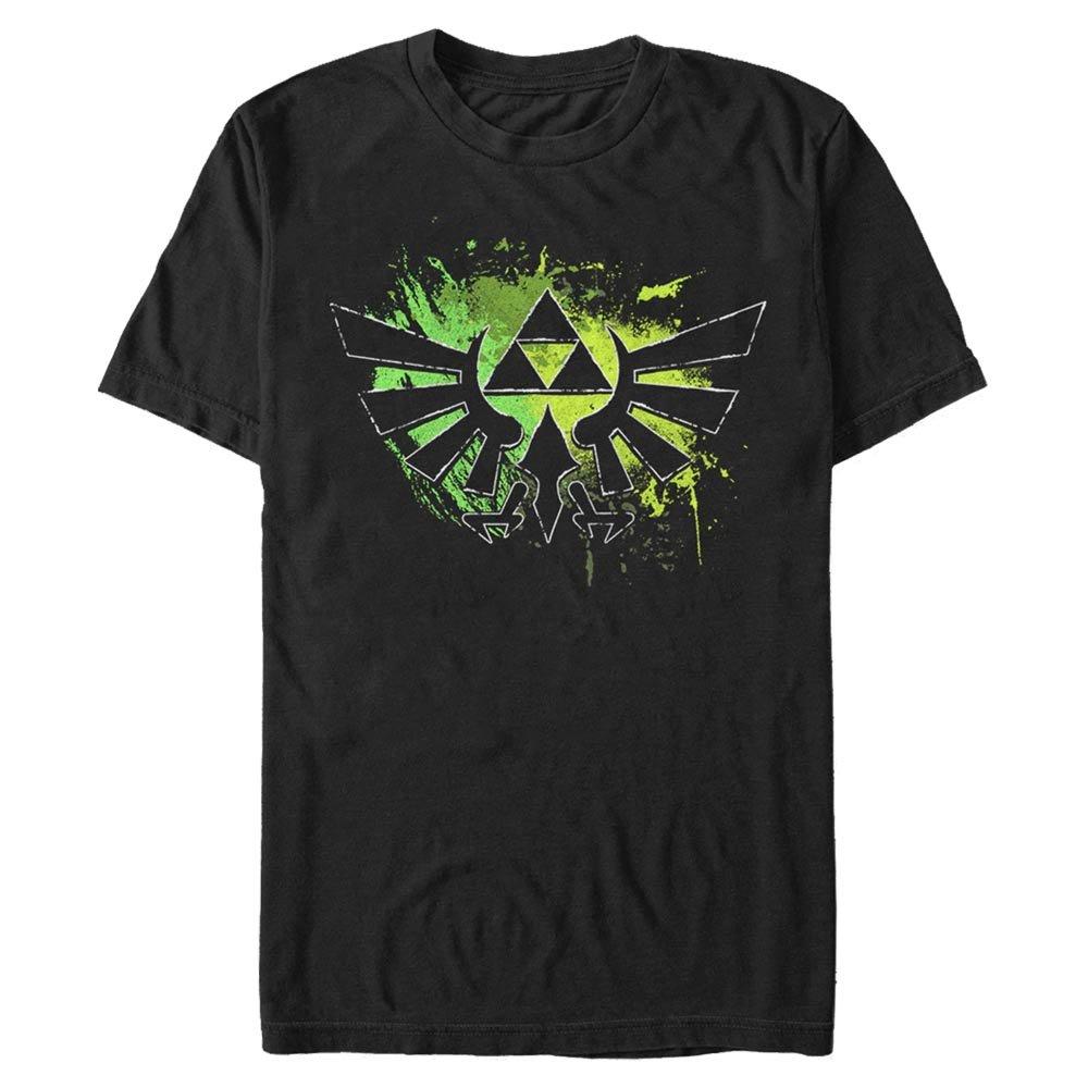 The Legend of Zelda Crest Paint Splatter T-Shirt | GameStop