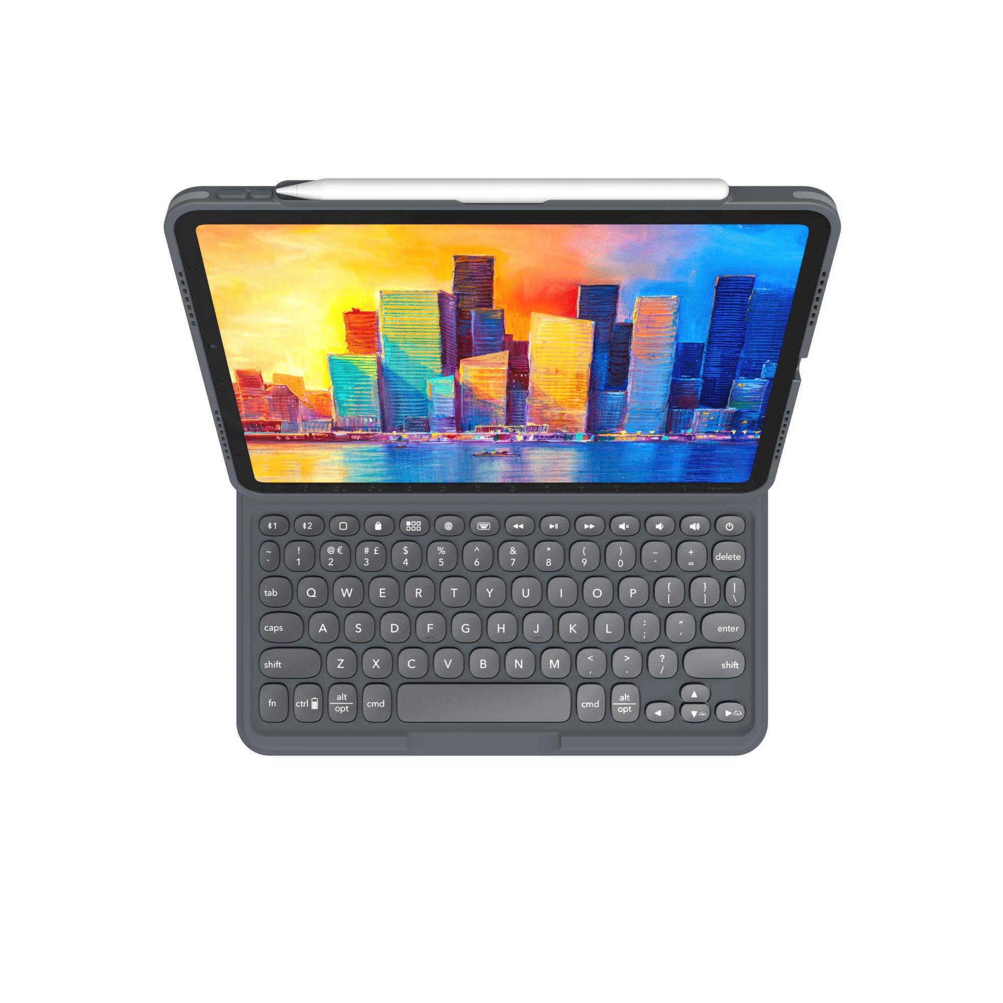 ZAGG Pro Keys Wireless Keyboard for 10.9in iPad Air Charcoal