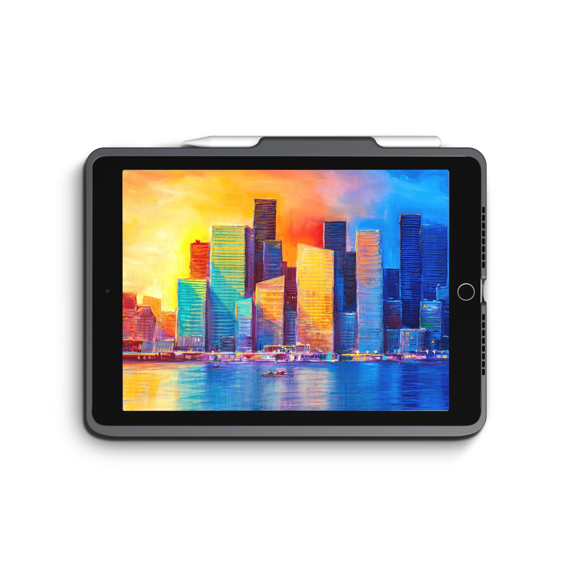 ZAGG Pro Keys Wireless Keyboard and Case for 10.2-in iPad Charcoal