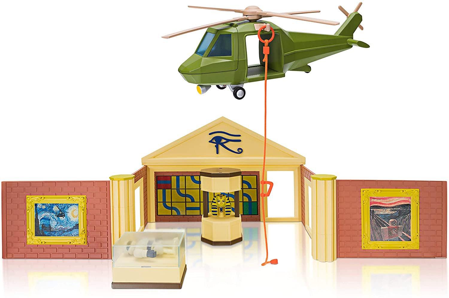 Roblox Action Collection Jailbreak Museum Heist Playset Includes Exclusive Virtual Item Gamestop - roblox jailbreak toy set