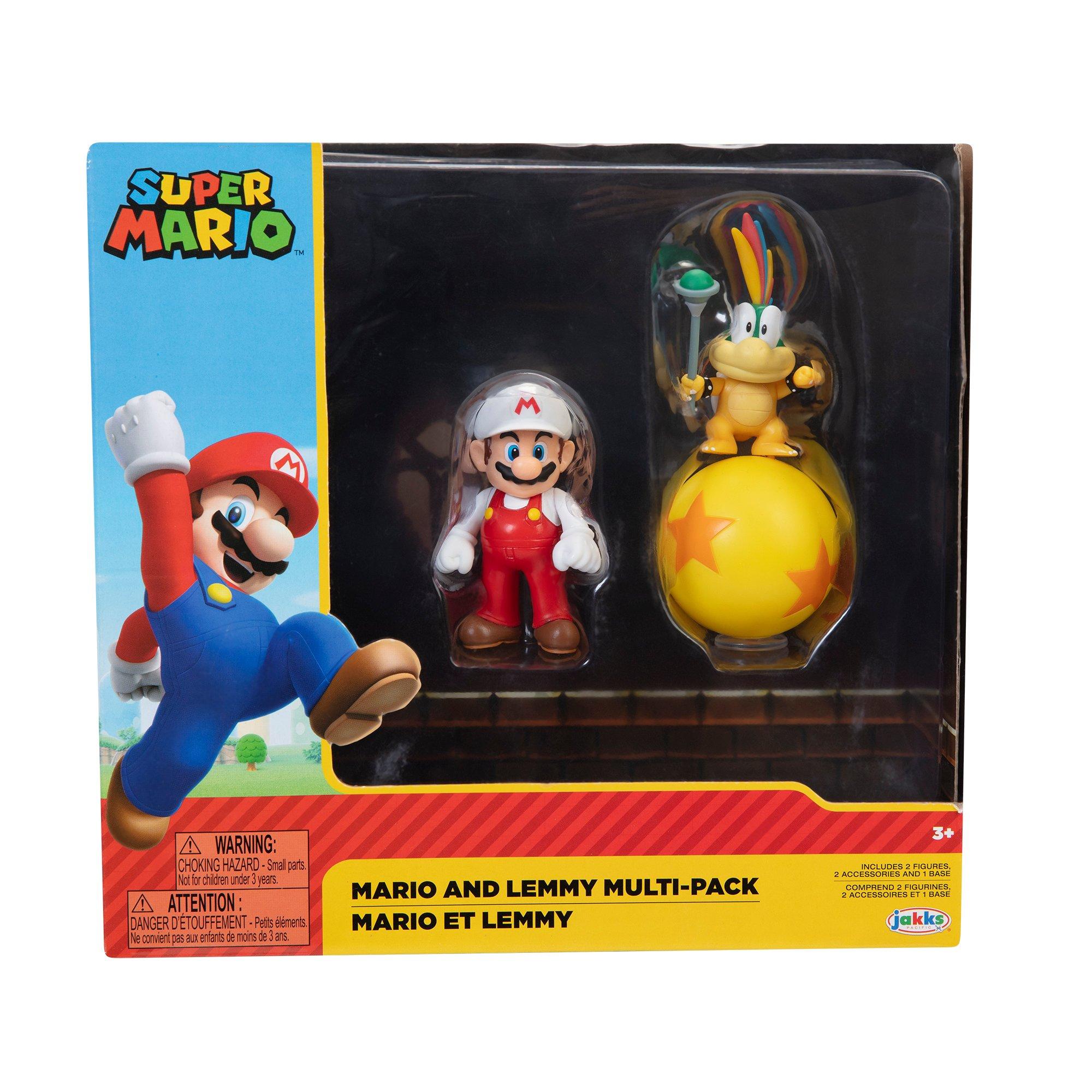 Super Mario Bros Mario And Lemmy Koopa Action Figure Gamestop