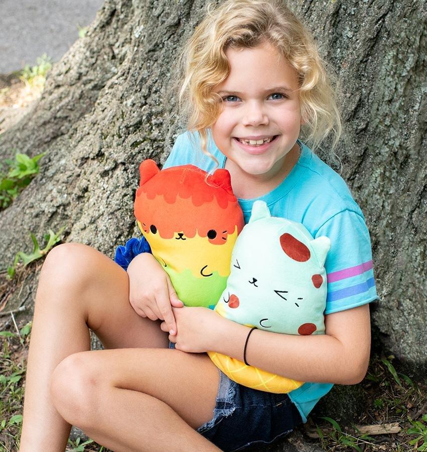 Cats Vs Pickles Mint Chippy Jumbo Plush