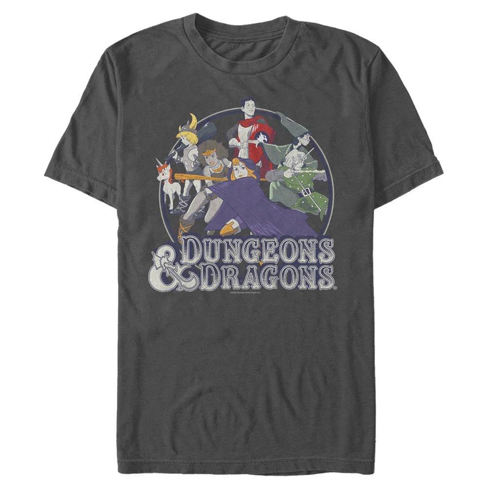 Dungeons and Dragons Animated Series Group Badge T-Shirt