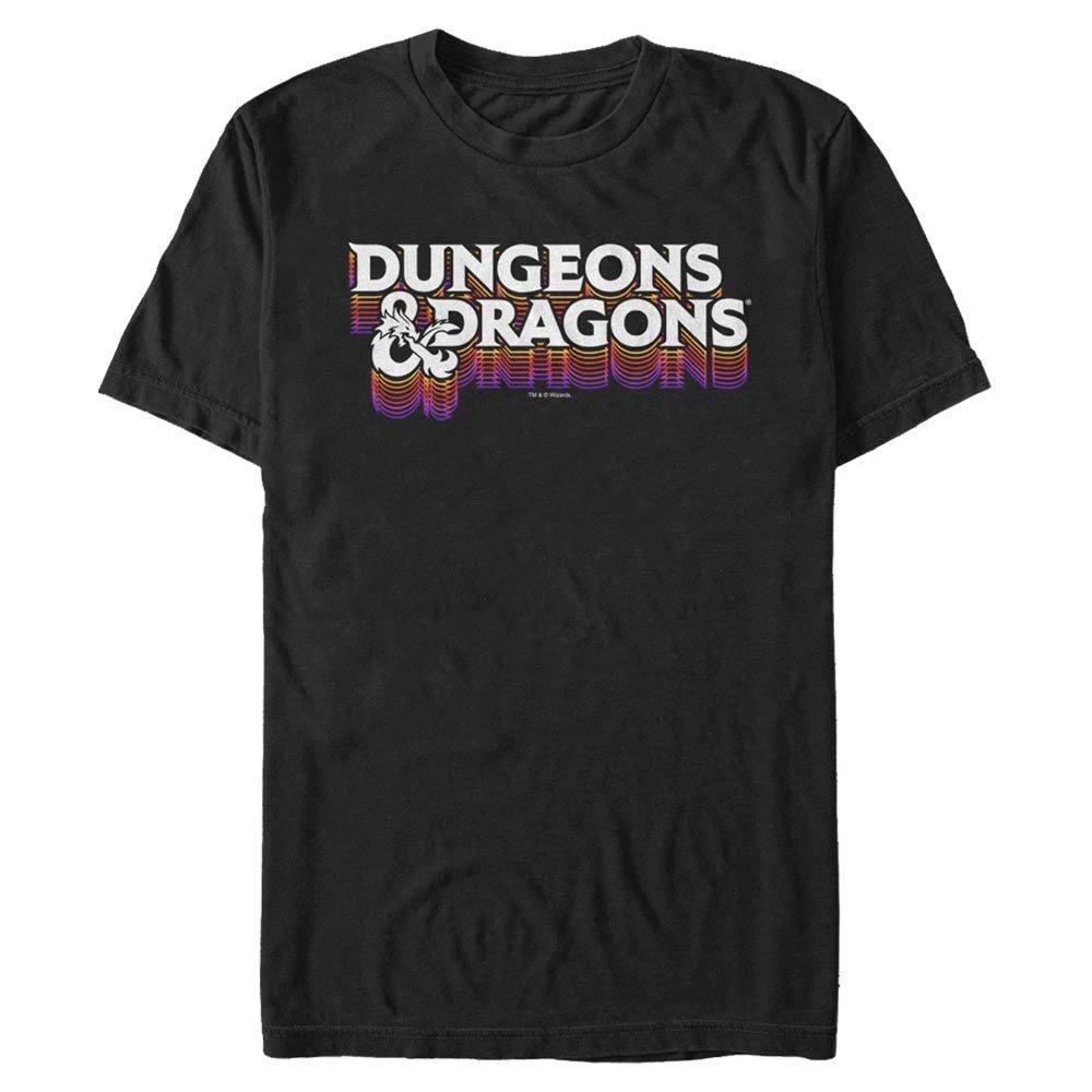 Dungeons and Dragons Retro Stacked Logo T-Shirt