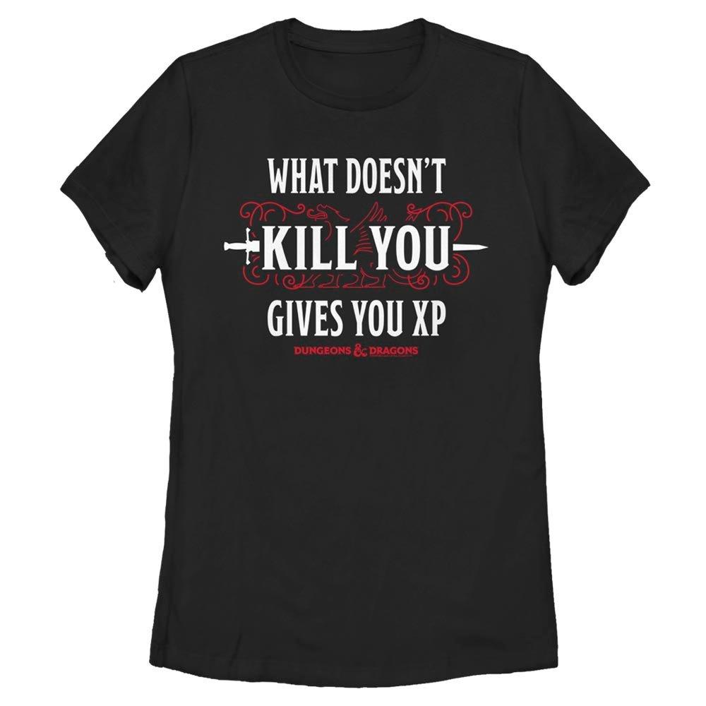 Dungeons and Dragons What Doesn't Kill You Womens T-Shirt
