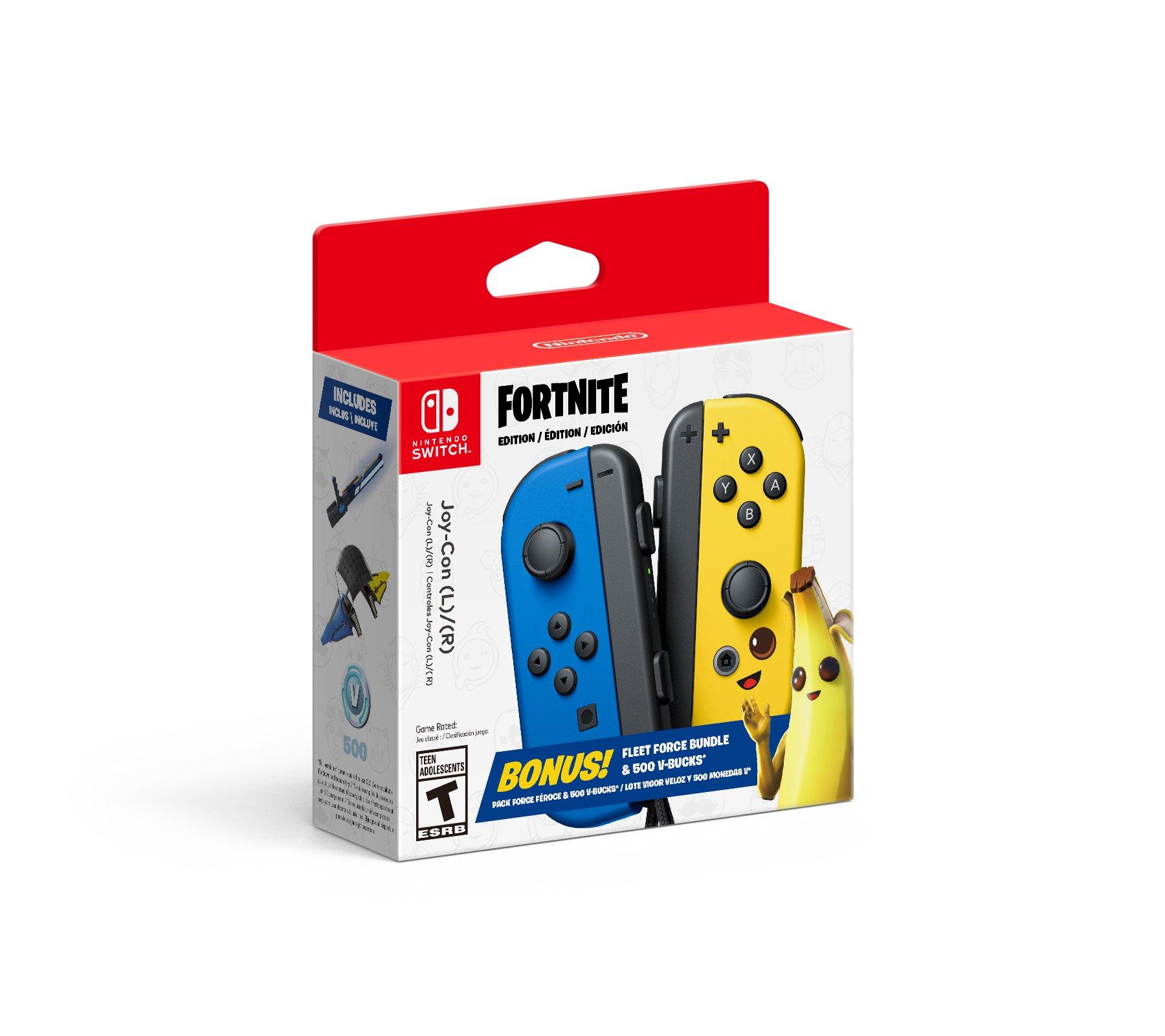 What Does The Nintendo Switch Fortnite Bundle Come With Nintendo Switch Joy Con L R Fortnite Fleet Force Bundle Nintendo Switch Gamestop