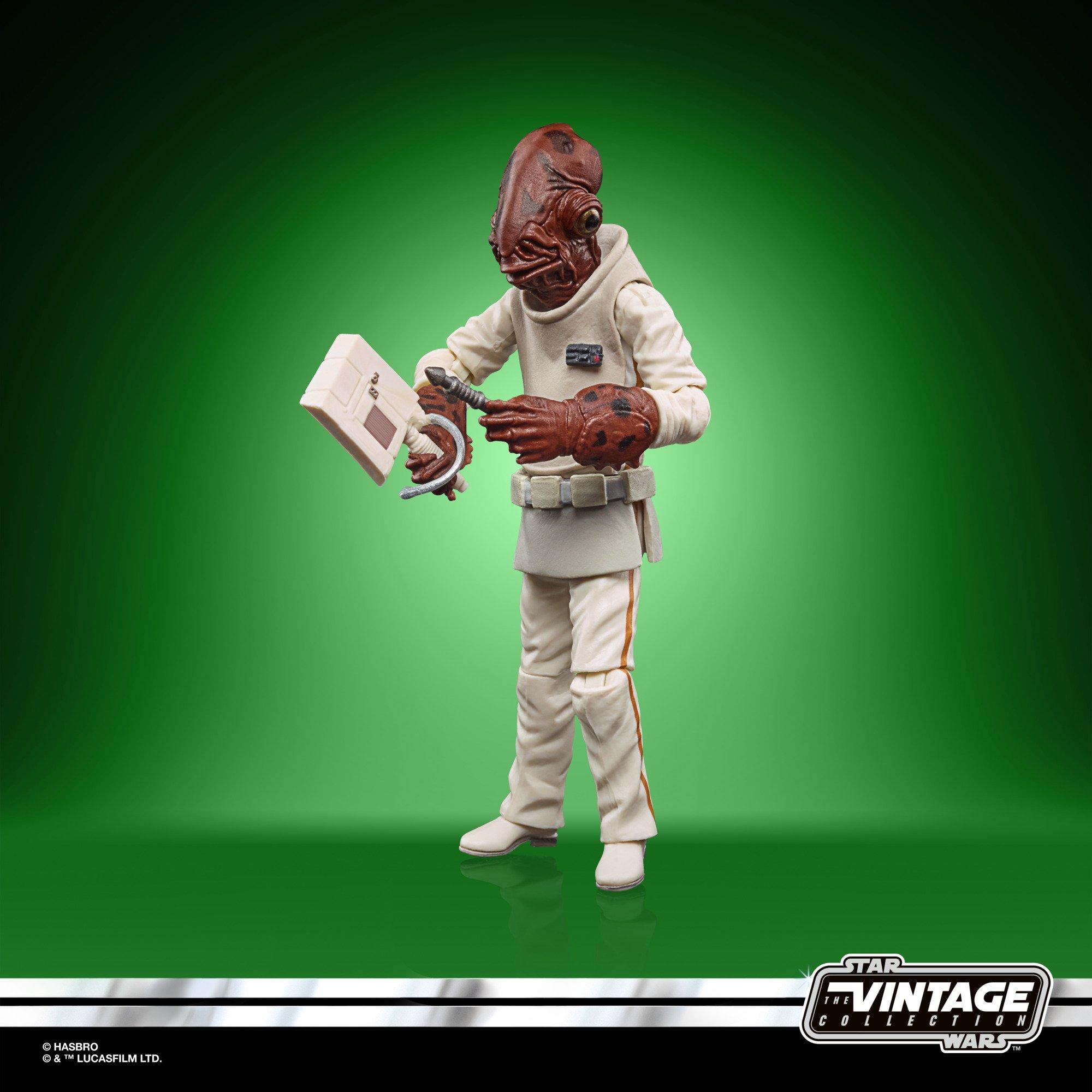 Hasbro Star Wars: The Vintage Colelction Return of the Jedi Admiral Akbar 3.75-in Action Figure