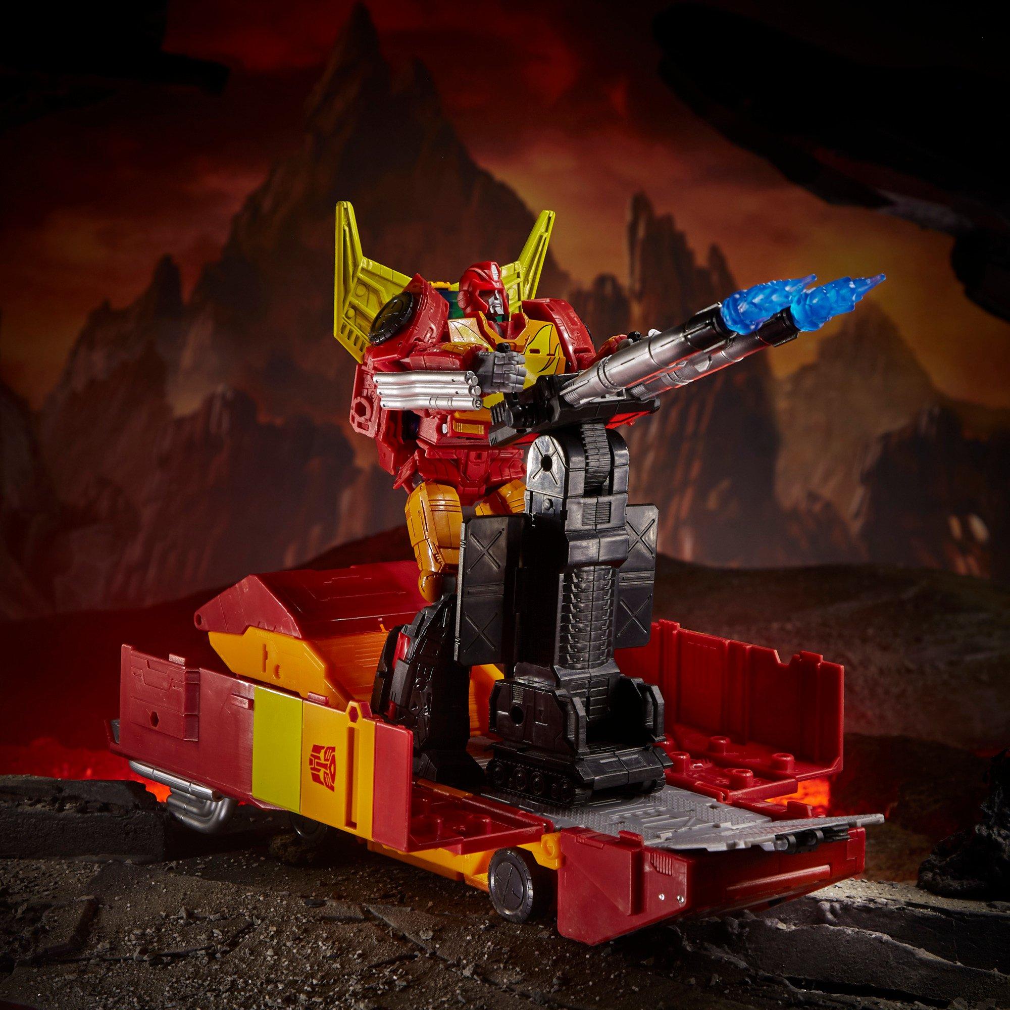 transformers generations war for cybertron kingdom rodimus prime commander action figure