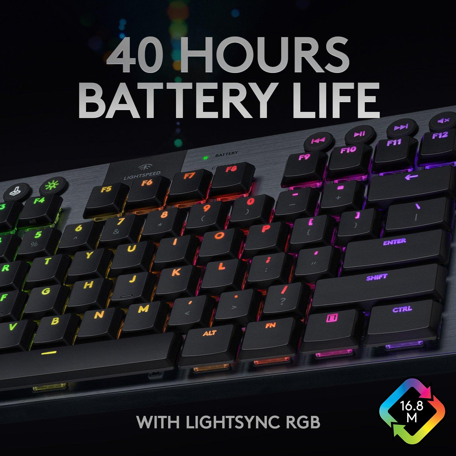 Logitech G915 TKL LIGHTSPEED Wireless Gaming Keyboard GL Linear
