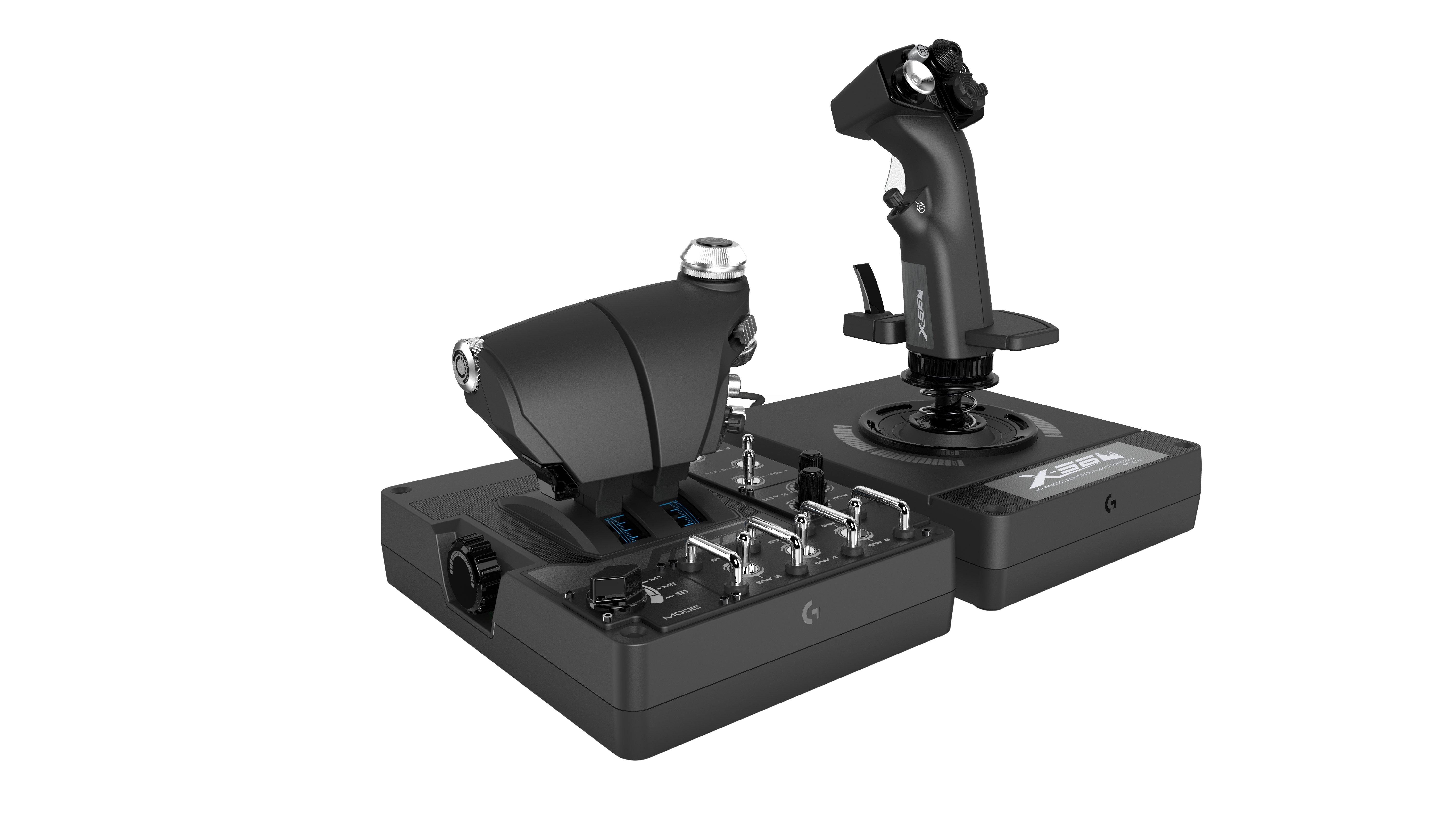 Logitech Pro Flight X56 Rhino Flight Control System for PC | GameStop