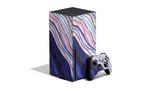 Skinit Geode Violet Watercolor Skin Bundle for Xbox Series X