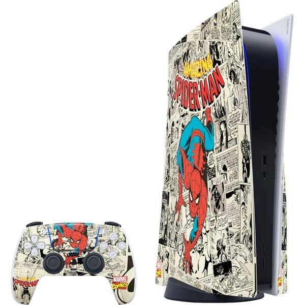 Skinit The Amazing Spider-Man Comic Skin Bundle for PlayStation 5