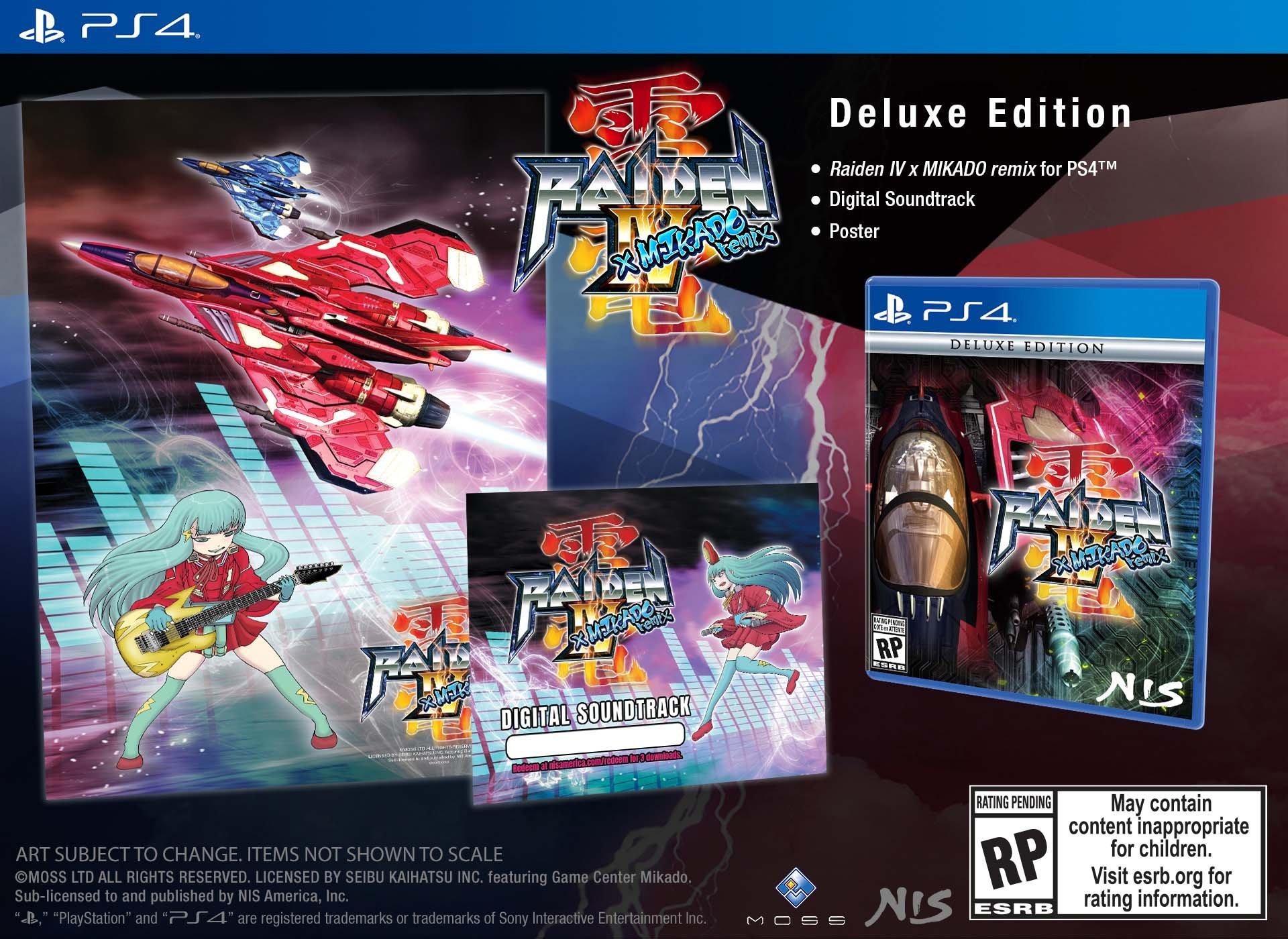 Raiden IV x MIKADO Remix - Deluxe Edition - PlayStation 4 | NIS