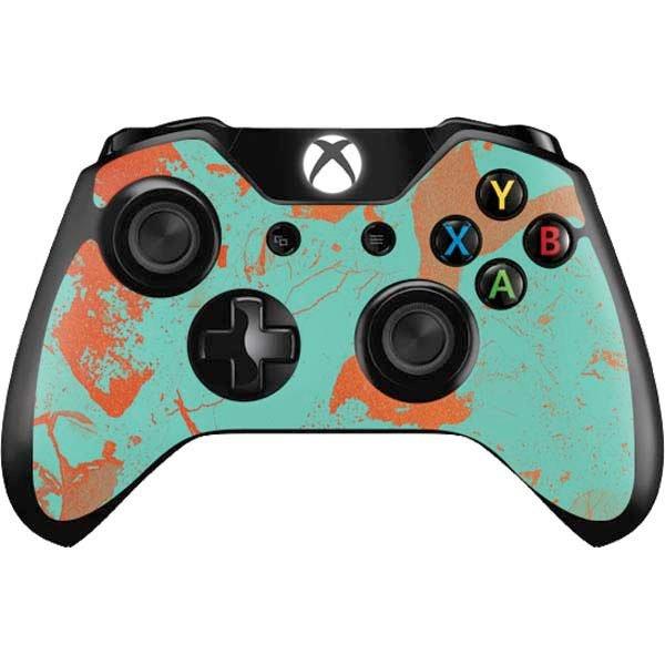 Skinit Turquoise and Orange Marble Controller Skin for Xbox One  GameStop