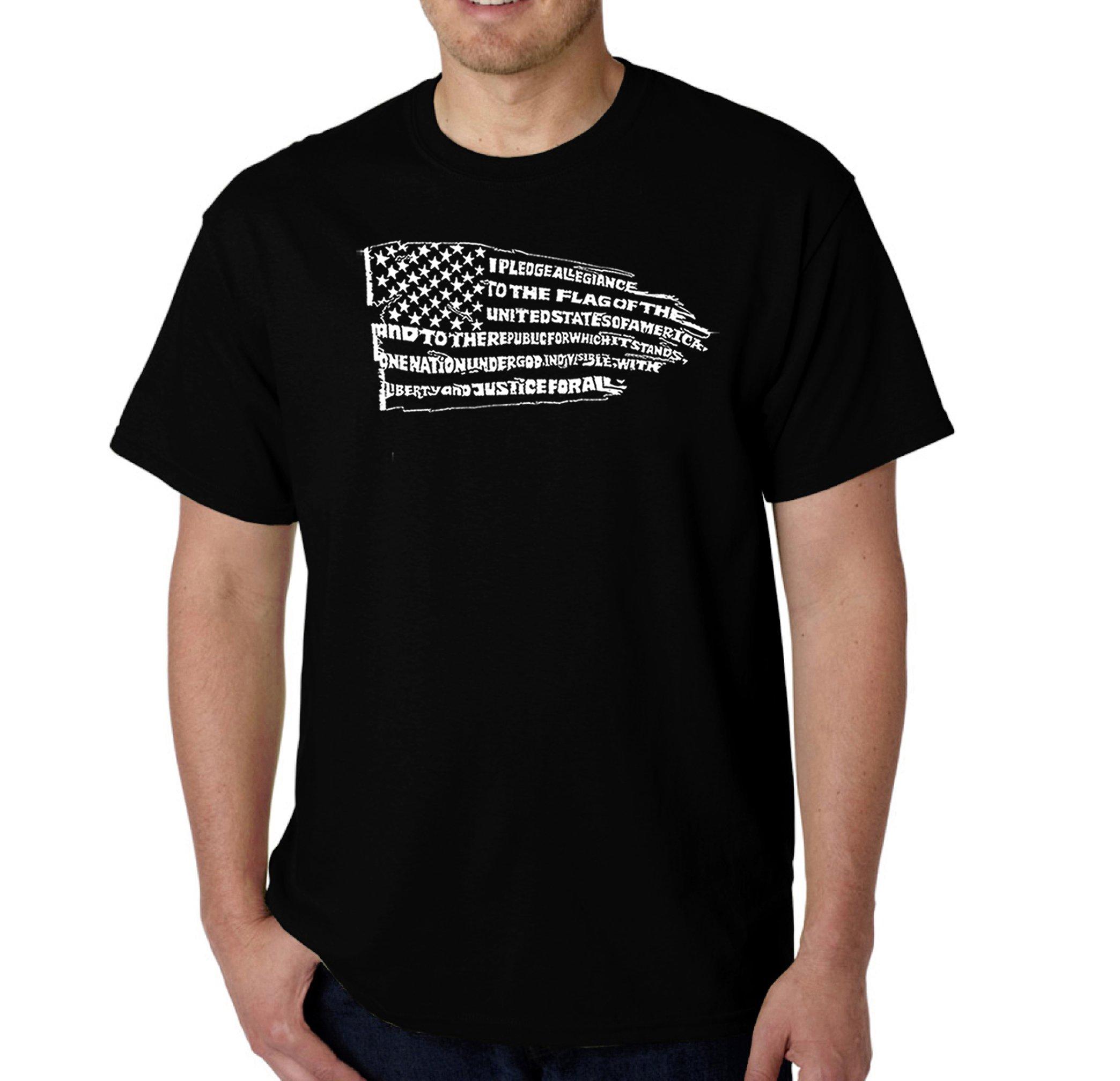Download American Flag Pledge Of Allegiance Word Art Mens T Shirt Gamestop