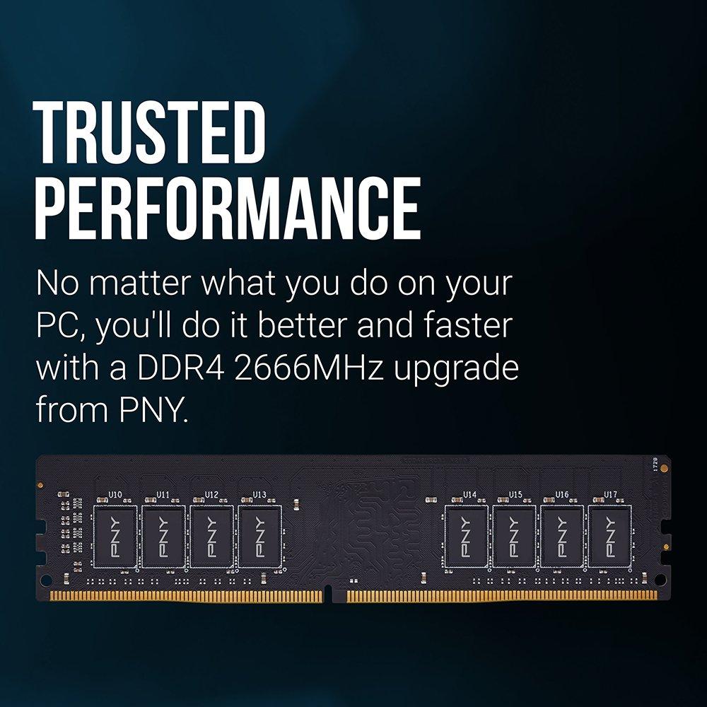 Pny 16gb Performance Ddr4 2666mhz Desktop Memory Md16gsd