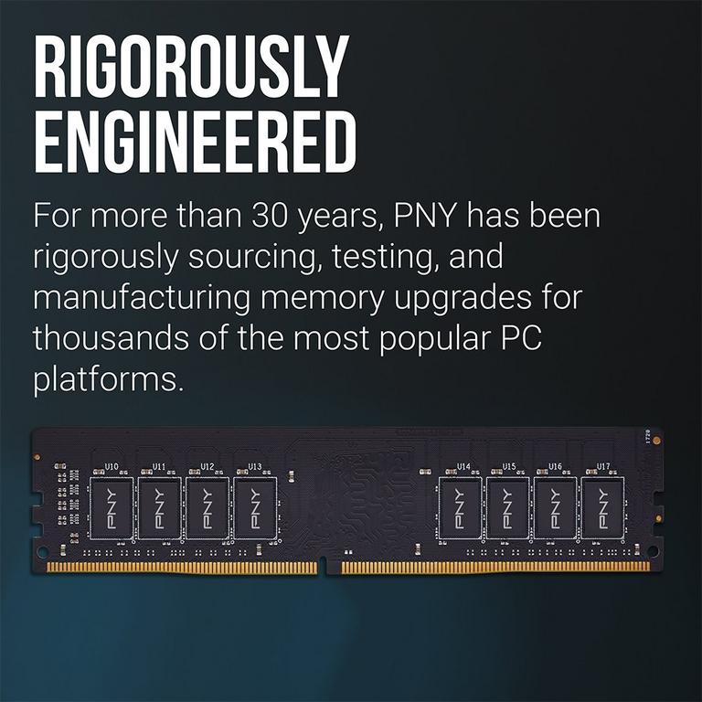 PNY 16GB Performance DDR4 2666MHz Desktop Memory MD16GSD42666