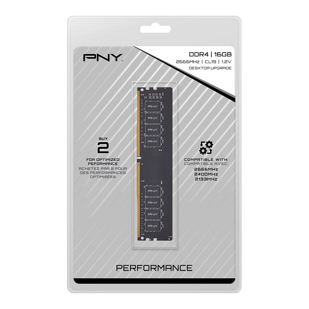Vente deBARRETTE MEMOIRE PNY Memory DDR4 2666MHz - 16GB