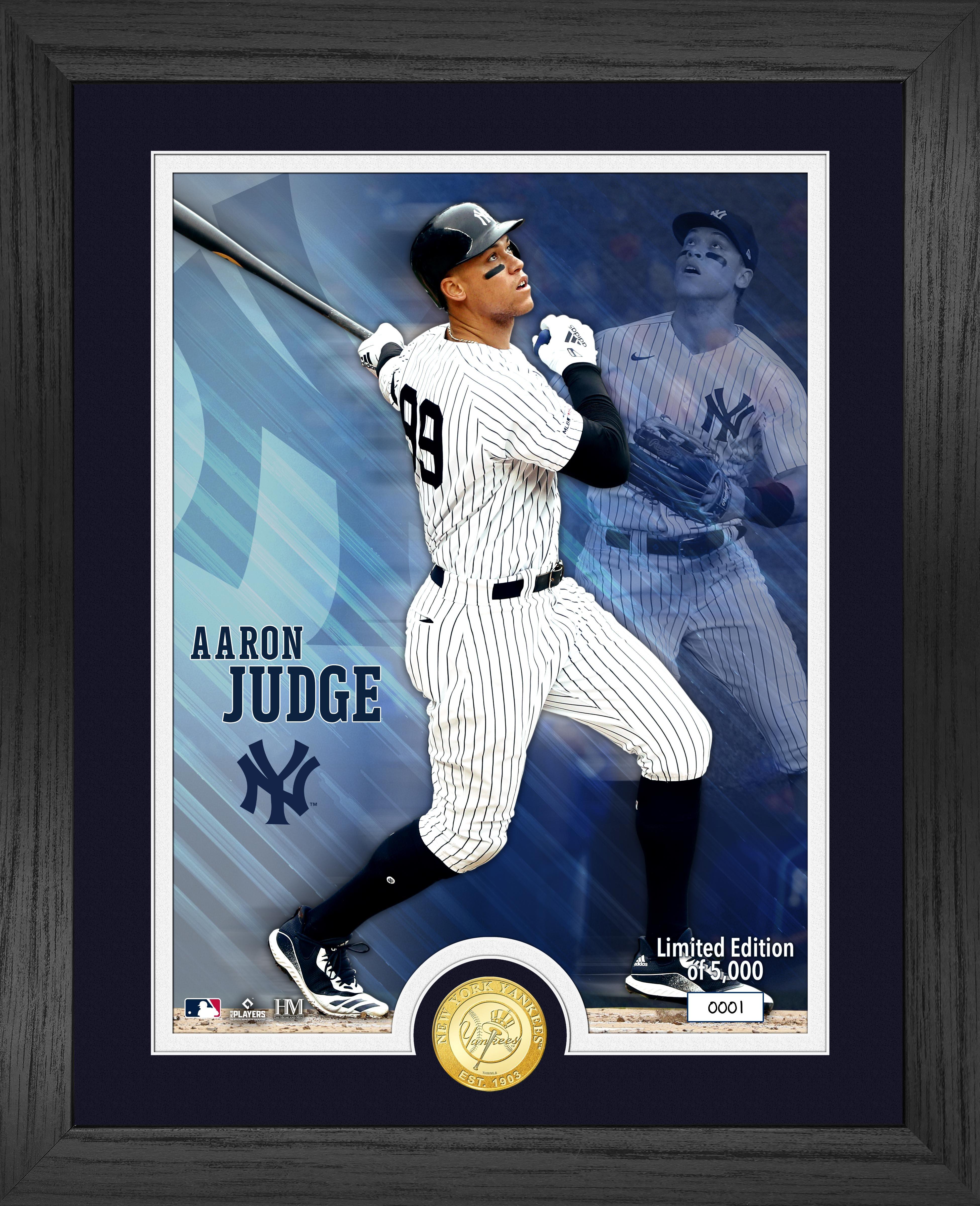 list item 1 of 1 Highland Mint New York Yankees Aaron Judge Bronze Minted Coin and Framed Photo