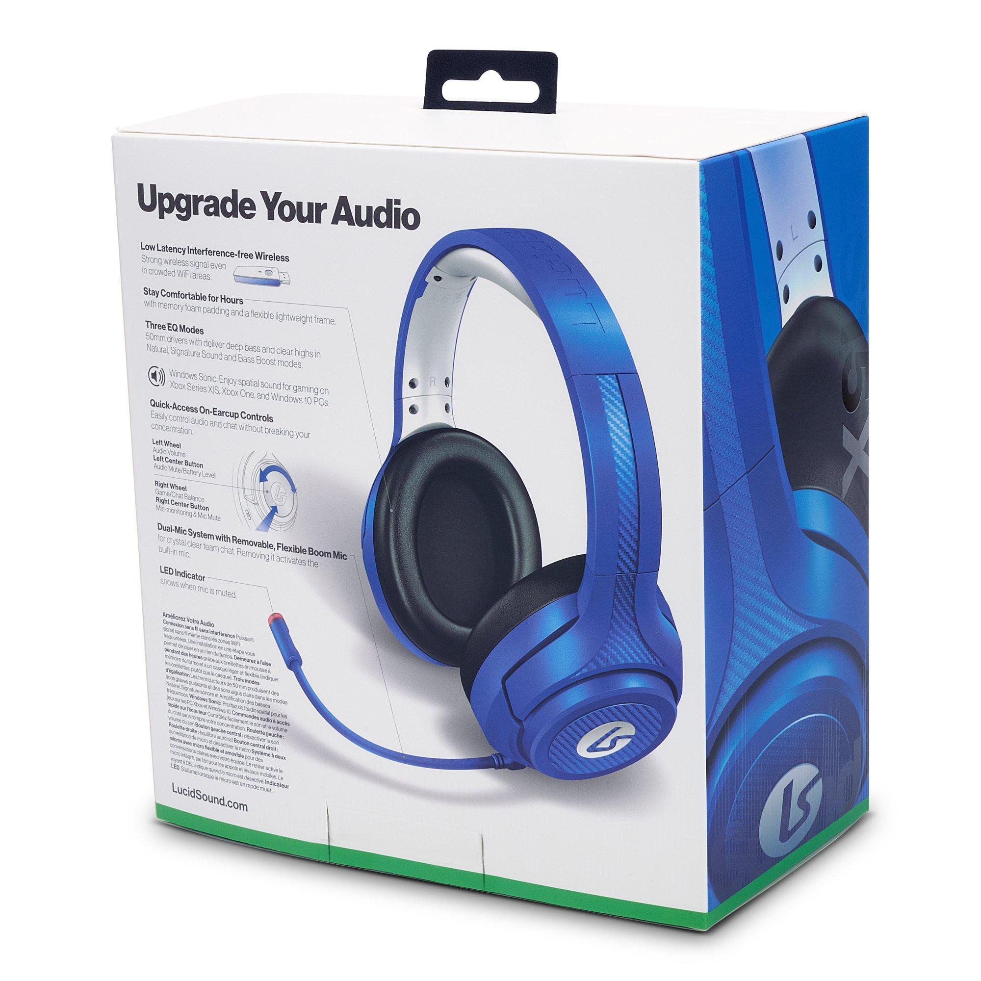 LucidSound LS15X Shock Blue Wireless Gaming Headset for Xbox Series X