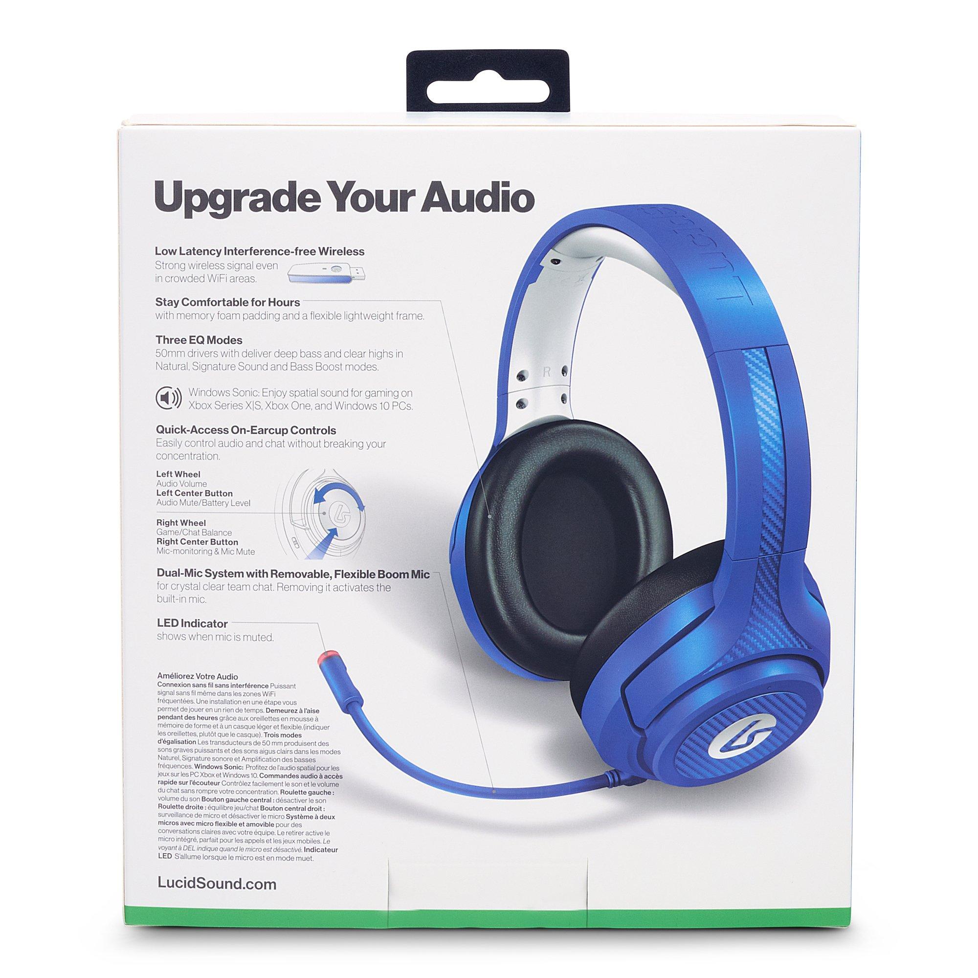 LucidSound LS15X Shock Blue Wireless Gaming Headset for Xbox Series X