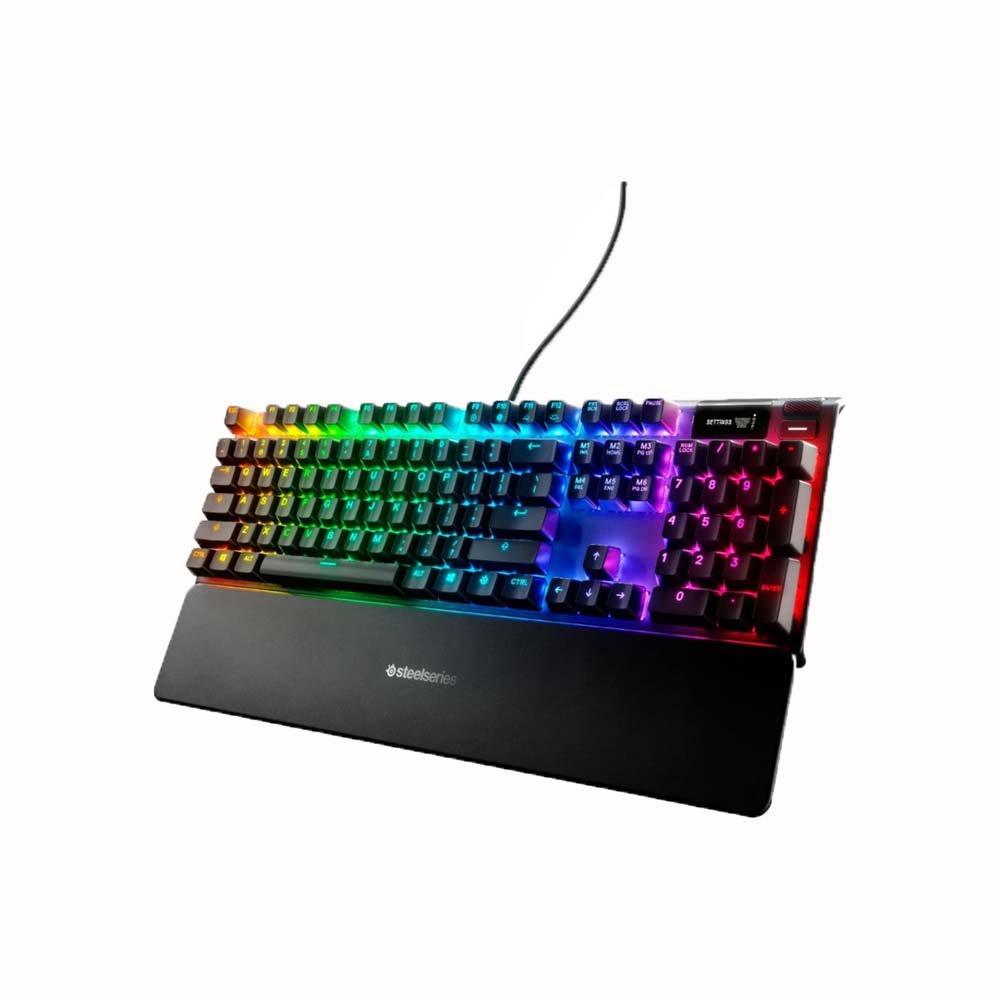 Apex Pro Omnipoint Adjustable Switch Wired Mechanical Gaming Keyboard With Rgb Back Lighting Pc Gamestop