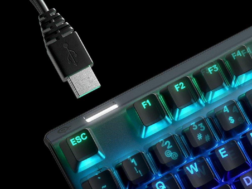 Apex Pro OmniPoint Adjustable Switch Wired Mechanical Gaming Keyboard ...