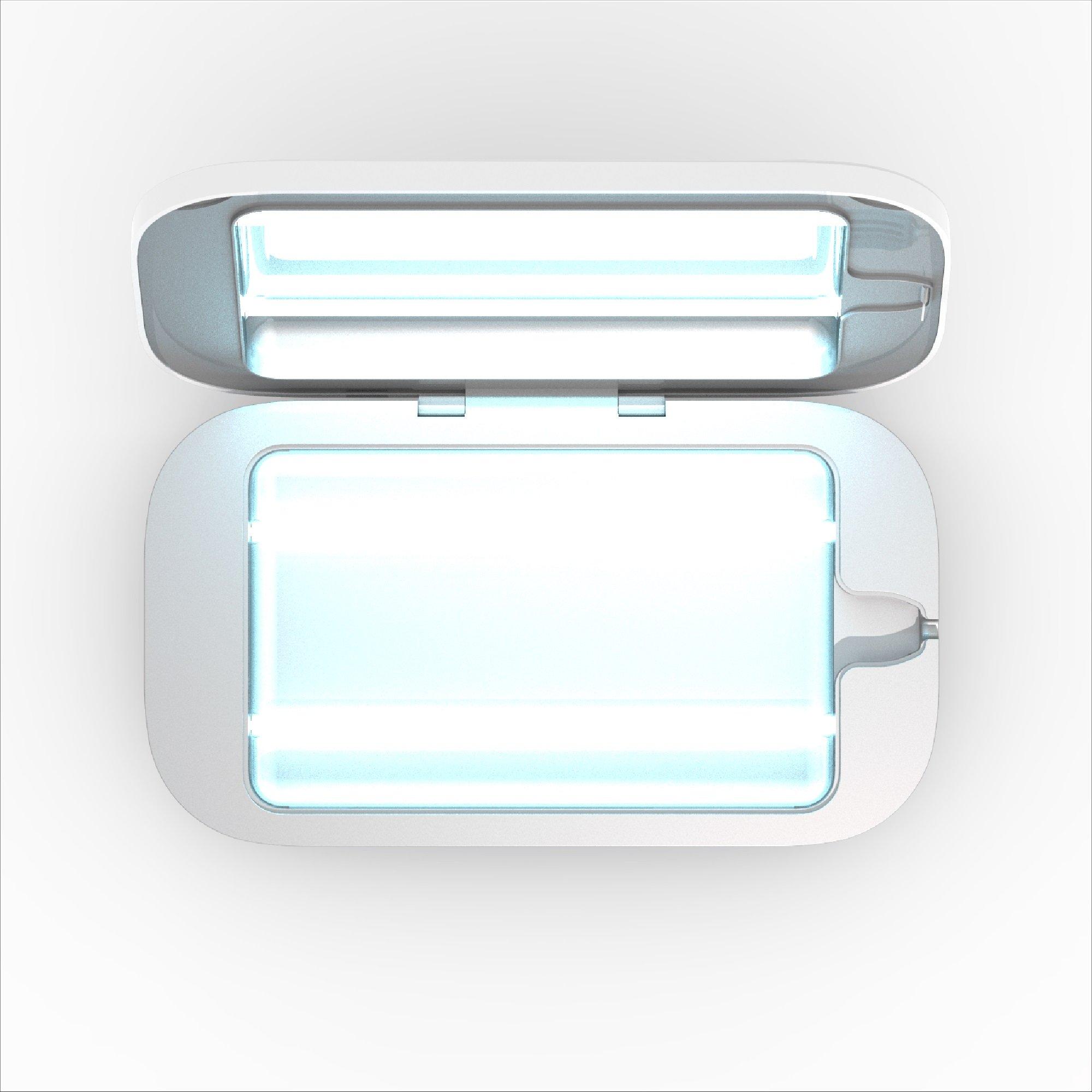 PhoneSoap Pro White UV Light Sanitizing Case and Charger