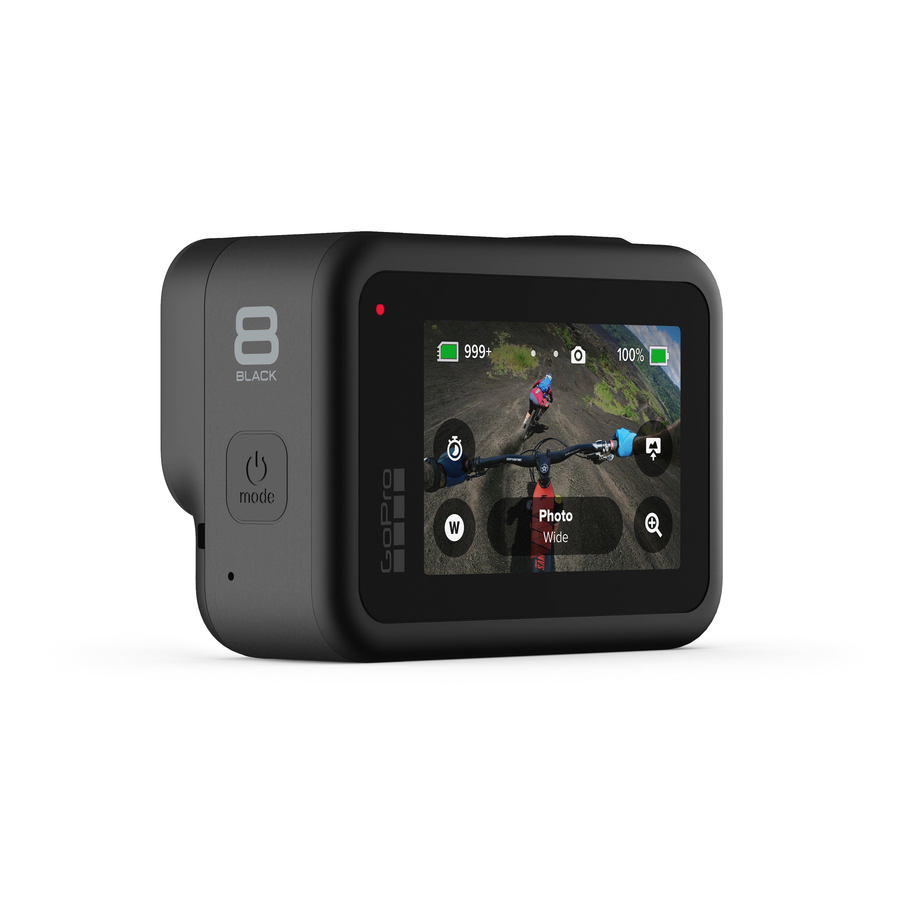 OB GoPro HERO8 Black 4K Waterproof Action Camera Black 