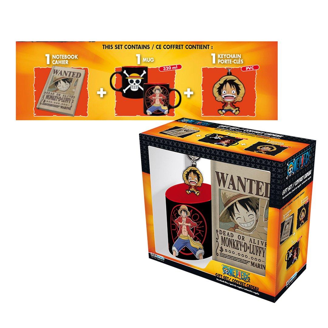 One Piece Monkey D Luffy Mug Notebook And Keychain Gift Set Gamestop