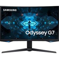 list item 1 of 13 Samsung Odyssey G7 27-in WQHD (2560x1440) 240Hz 1ms Curved Gaming Monitor LC27G75TQSNXZA