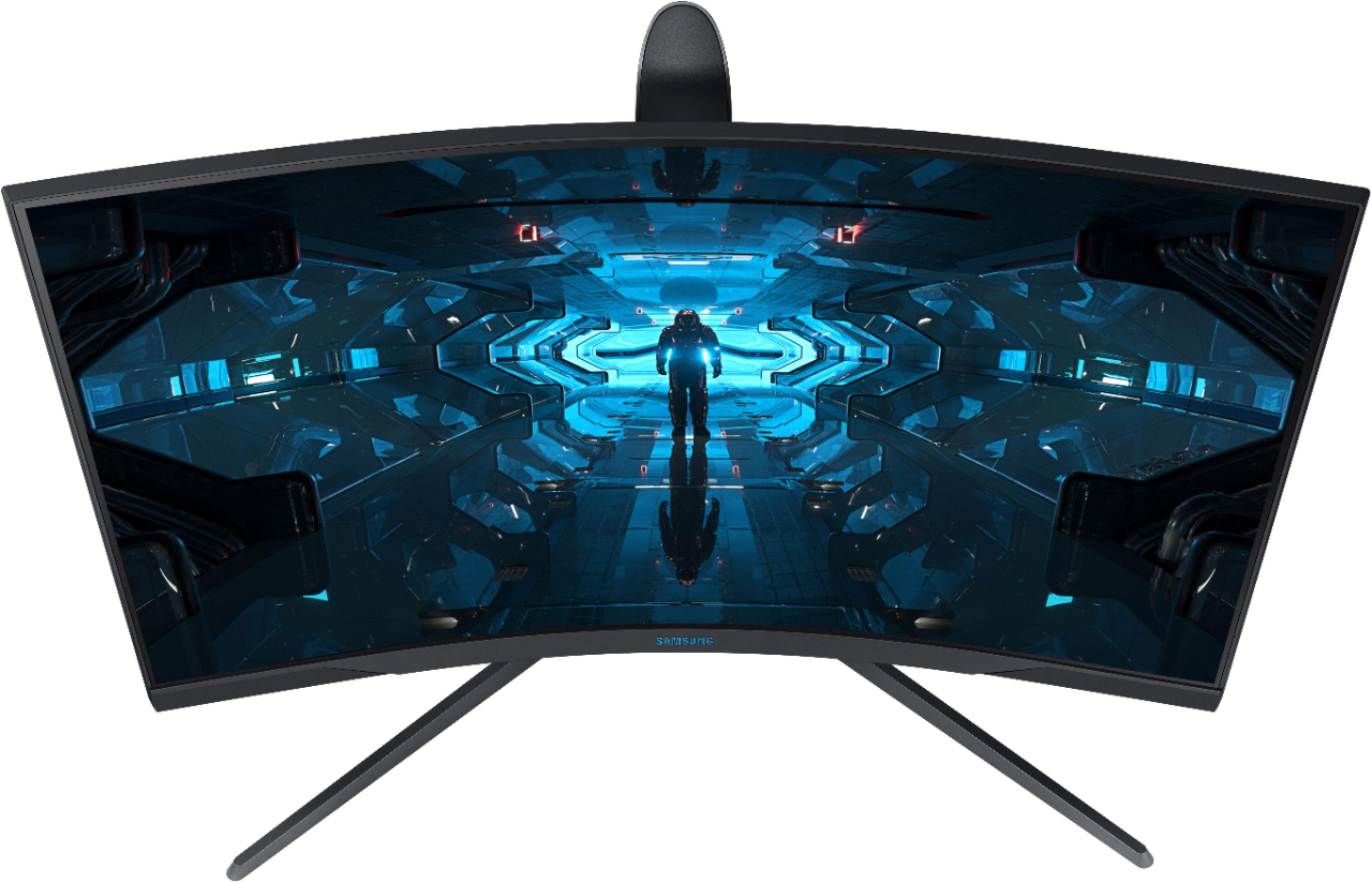 list item 2 of 13 Samsung Odyssey G7 27-in 2560x1440 240Hz Curved Gaming Monitor
