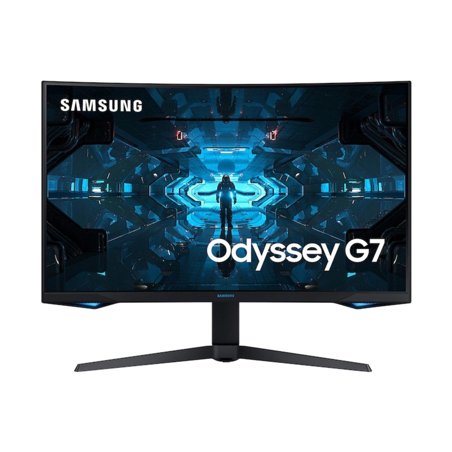 list item 1 of 15 Samsung Odyssey G7 32-in 2560x1440 240Hz Curved Gaming Monitor