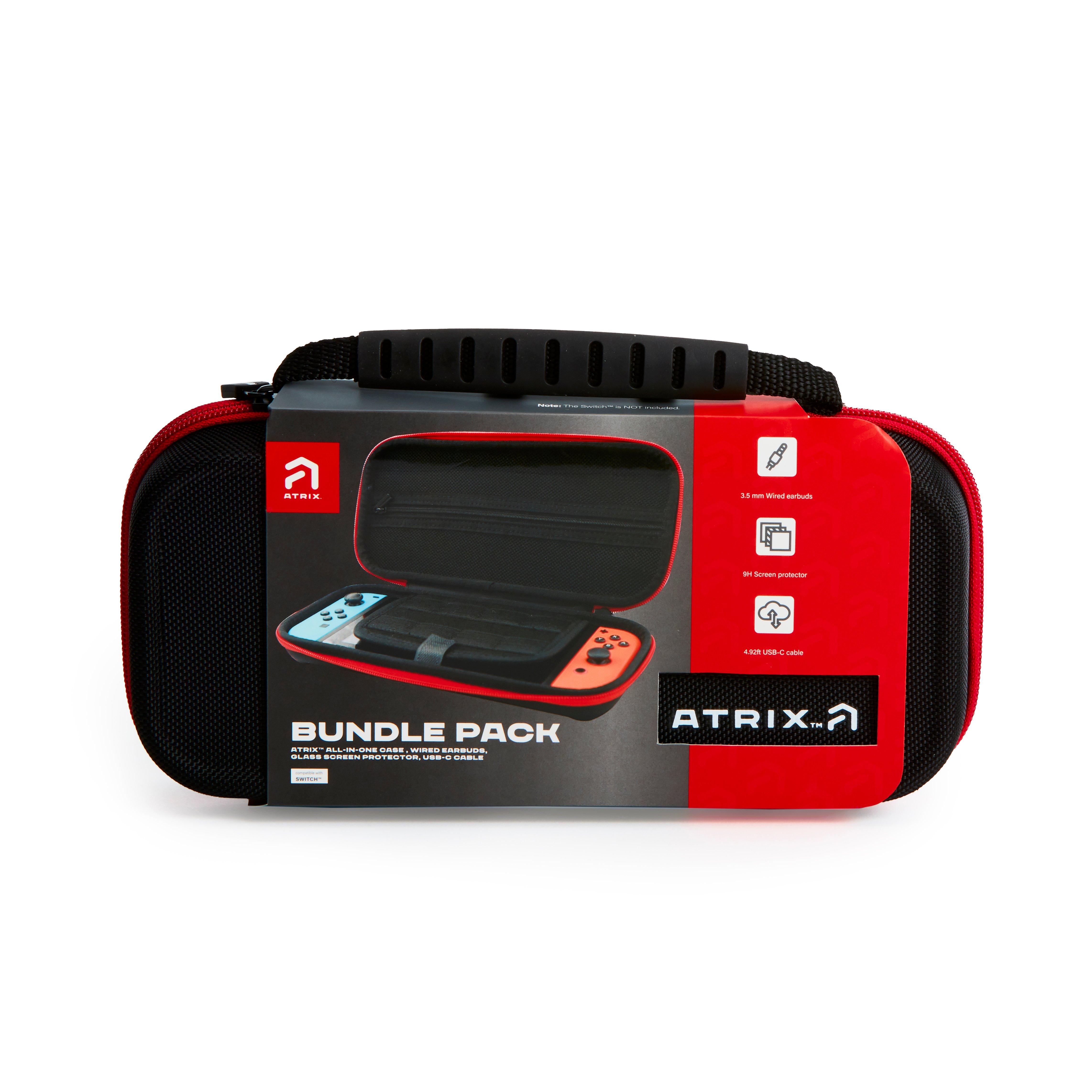 Atrix Bundle Pack Case for Nintendo Switch or Nintendo Switch Lite Systems