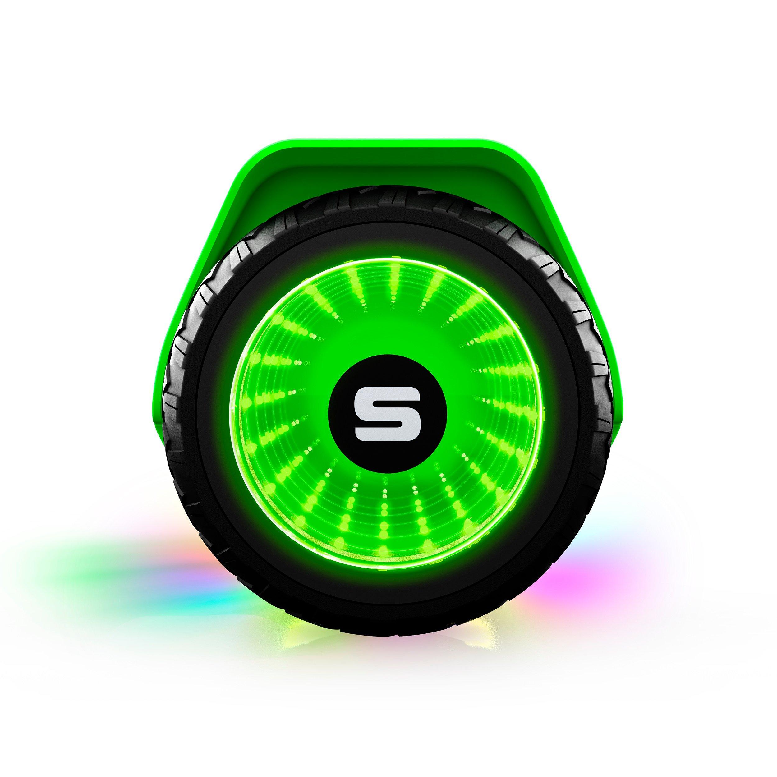 list item 5 of 9 swagBOARD Warrior T580 Hoverboard with MusicSynced Light-Up LED Wheels