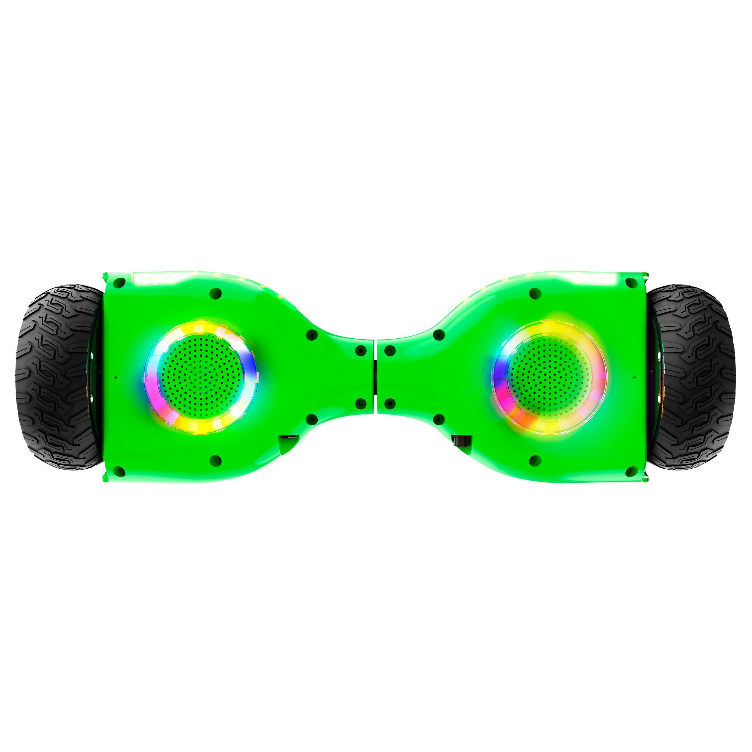 list item 7 of 9 swagBOARD Warrior T580 Hoverboard with MusicSynced Light-Up LED Wheels