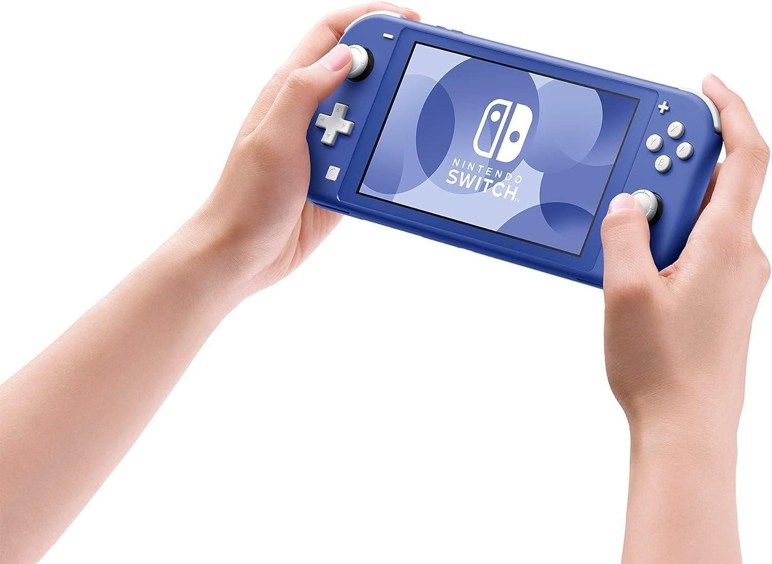 Nintendo Console Switch Lite Bleu : : Jeux vidéo
