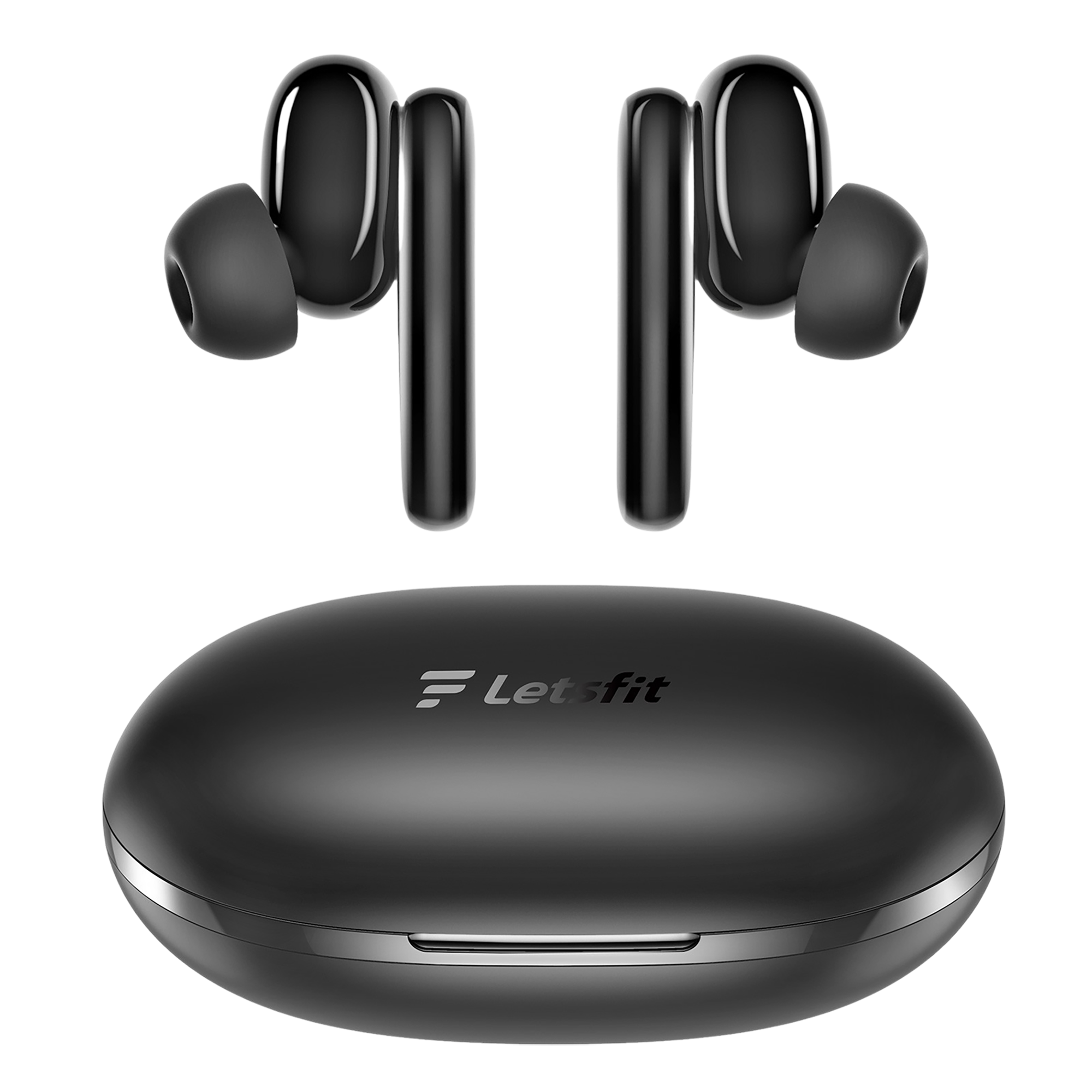 Letsfit T26 Active Noise Cancelling Earbuds Black | GameStop