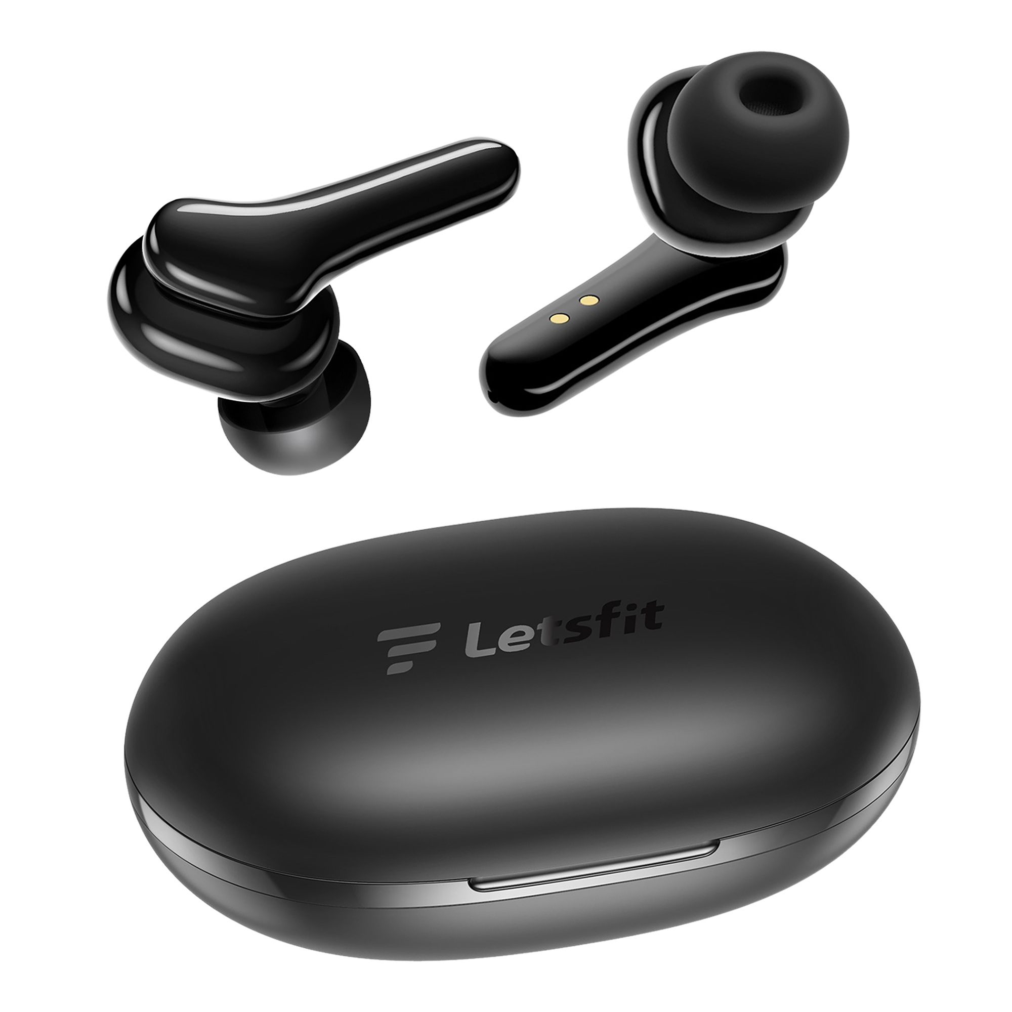 T26 Black Active Noise Cancelling Earbuds