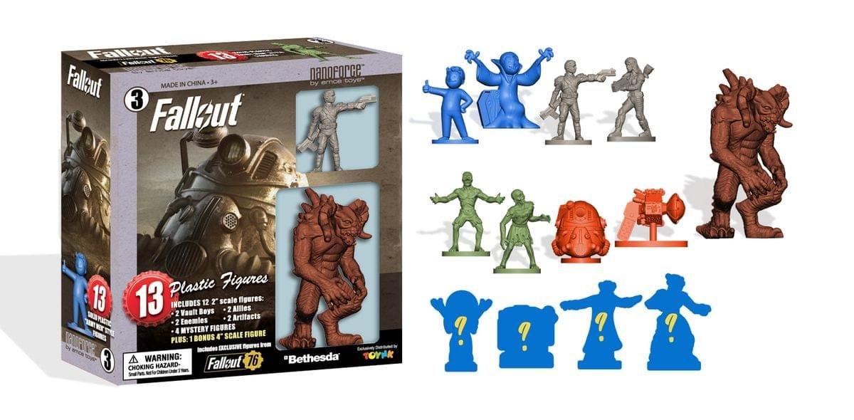 Toynk Fallout Nanoforce Army Builder Figure Collection Boxed