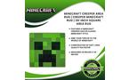 Minecraft Creeper Face 39-in Square Area Rug
