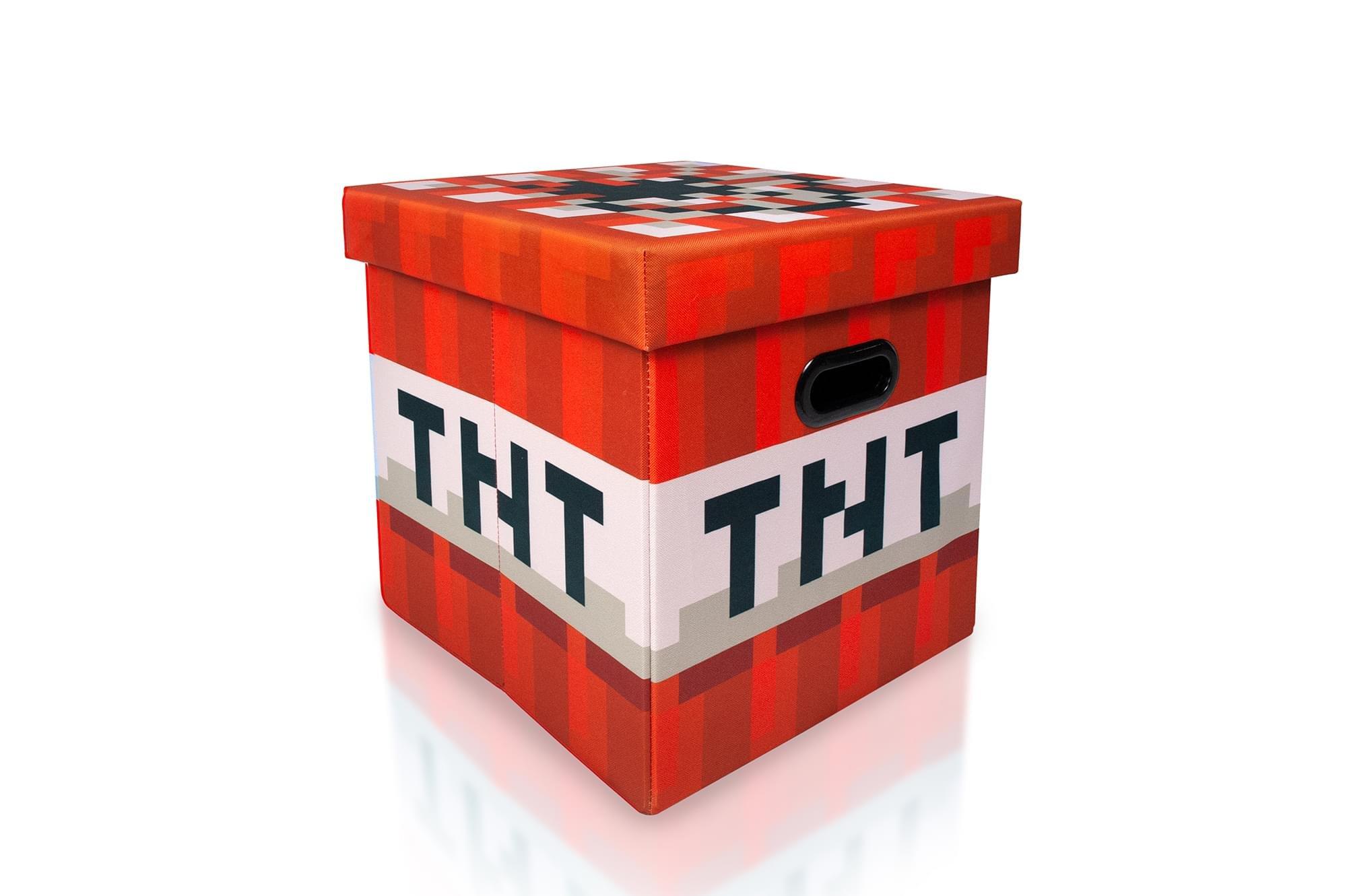 Minecraft Tnt Block Storage Cube With Lid Gamestop